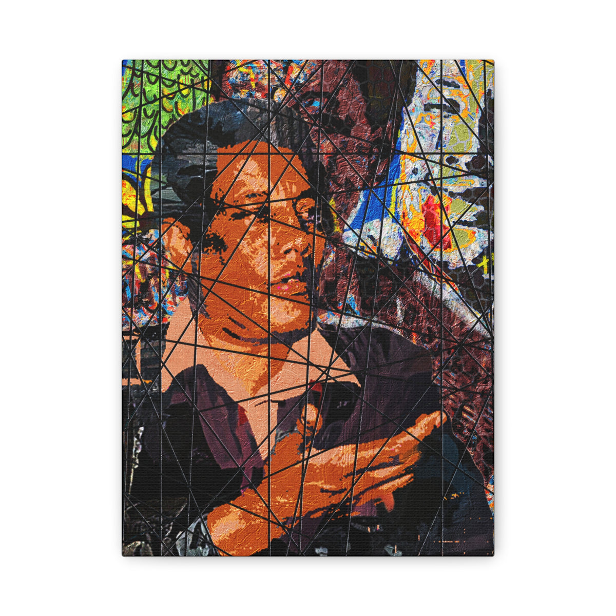 Maitre Artiste Afework Tekle Portrait | Modern Fine Art Canvas